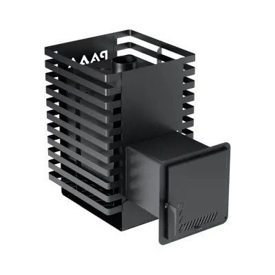 Фото Печь банная "РАДА ТЕРМА 2026" ОК 4мм 20L, дверца стальная в магазине Woodson