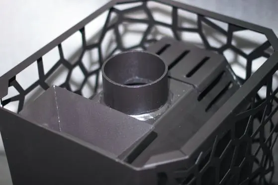 Фото Печь для бани РАДА 8, закрытая каменка, 18 L (СЕТКА), без дверцы в магазине Woodson