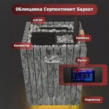 Фото ЭП ГПП 12 кВт/380 ПАРиЖАР Футурус (серп. бархат) + ПУ ВВД-10ПРО в магазине Woodson Фото ЭП ГПП 12 кВт/380 ПАРиЖАР Футурус (серп. бархат) + ПУ ВВД-10ПРО в магазине Woodson