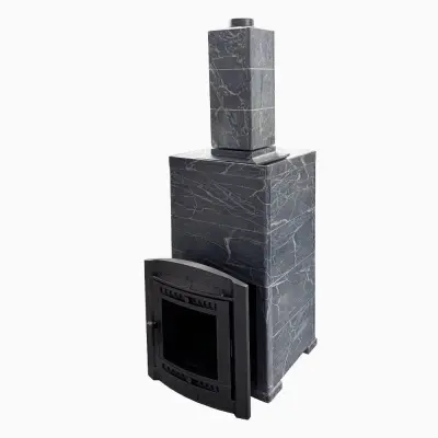 Фото Печь банная "Атмосфера XL" в облицовке "ИМПЕРИЯ" Талькохлорит в магазине Woodson Фото Печь банная "Атмосфера XL" в облицовке "ИМПЕРИЯ" Талькохлорит в магазине Woodson