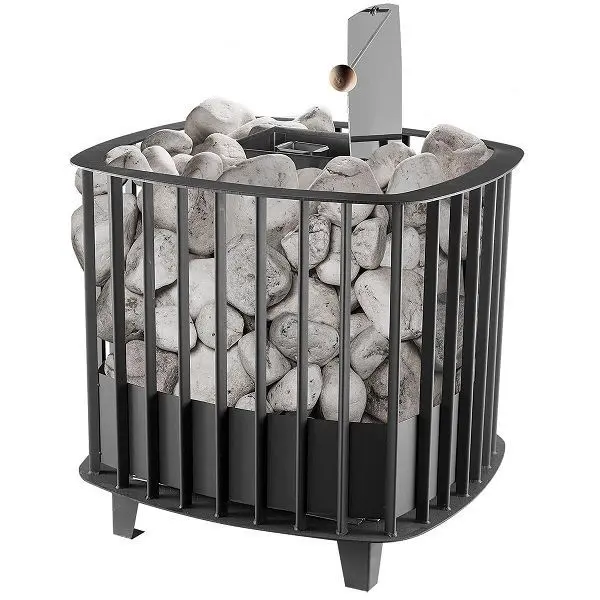 Фото Паротермальная печь Премьера Руса 12 кВт (с парогенератором) в магазине Woodson