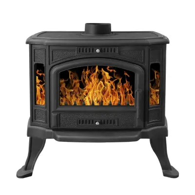 Фото Печь-камин Везувий KZ-14 S "Антрацит" в магазине Woodson