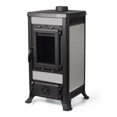 Фото Печь чугунная KLEMENS I серый в магазине Woodson Фото Печь чугунная KLEMENS I серый в магазине Woodson