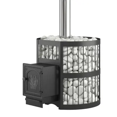 Фото Чугунная печь для бани ЭТНА 24 (ДТ-4) в магазине Woodson