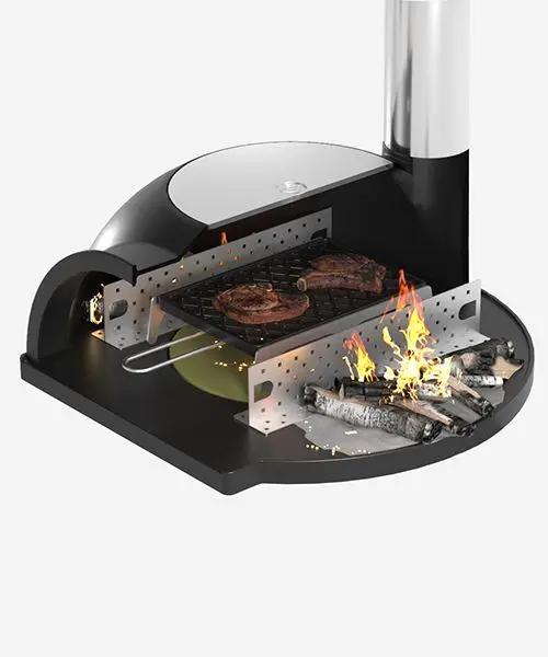 Садовая чугунная печь Legenda Garden (с основанием из немецкого шамота) на подставке Садовая чугунная печь Legenda Garden (с основанием из немецкого шамота) на подставке