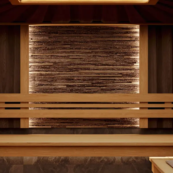 Панно "Рваное Дерево" Ольха с корой