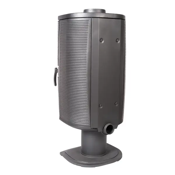 Фото Печь чугунная ROCK на ножке в магазине Woodson Фото Печь чугунная ROCK на ножке в магазине Woodson