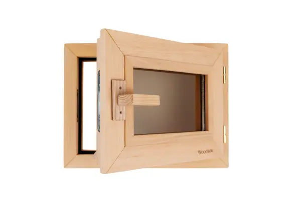 Окно Woodson 40*30, стекло бронза, ольха
