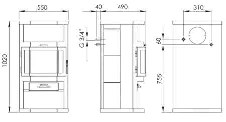 Фото Печь АНГАРА  Аква в магазине Woodson Фото Печь АНГАРА  Аква в магазине Woodson