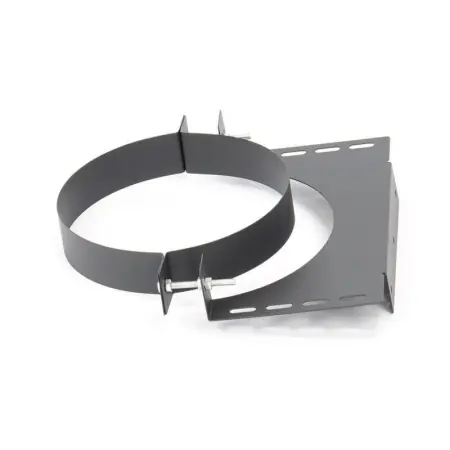 Фото Дымоход ТиС выход через СТЕНУ (термоэмаль-чёрная) 