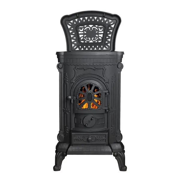 Фото Печь-камин Везувий А-07 "Антрацит" в магазине Woodson