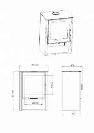 Фото Печь СЕВАН 7В в магазине Woodson
