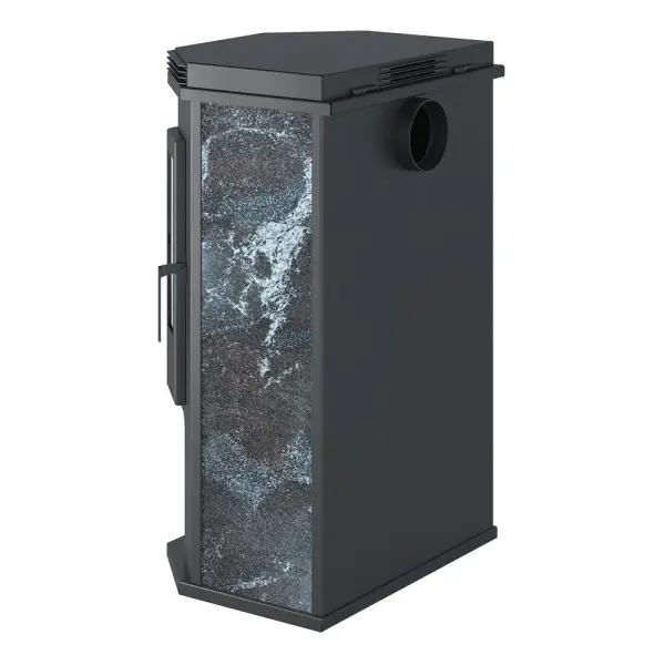 Фото Печь-Камин ASTON 12 кВт (200 м3) Призматик (Амфиболит) в магазине Woodson