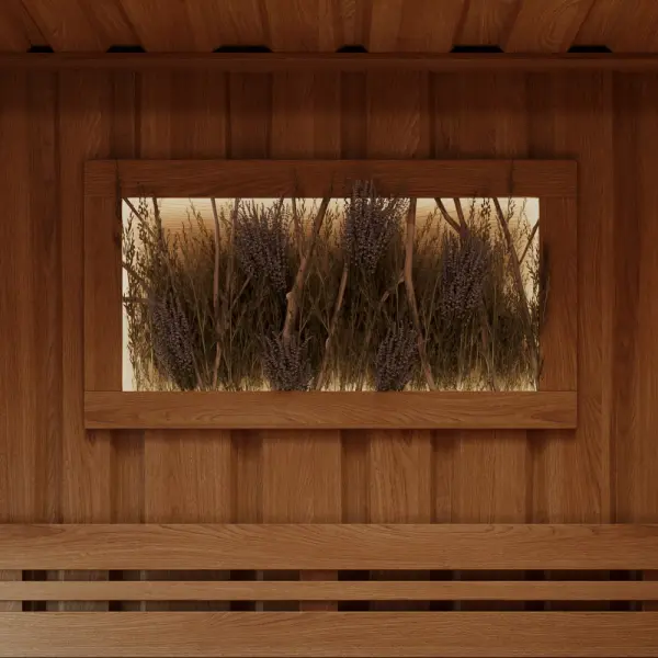 Панно "Травы" с пазом под ленту, наличник Липа