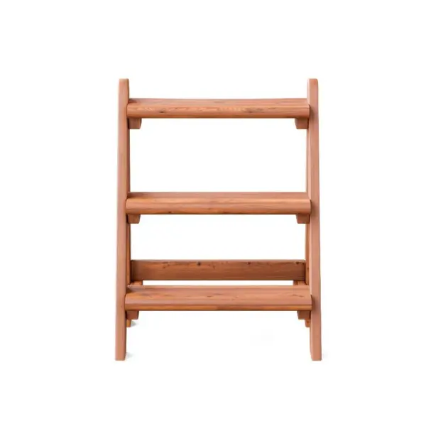 Лестница трехступенчатая термо сосна