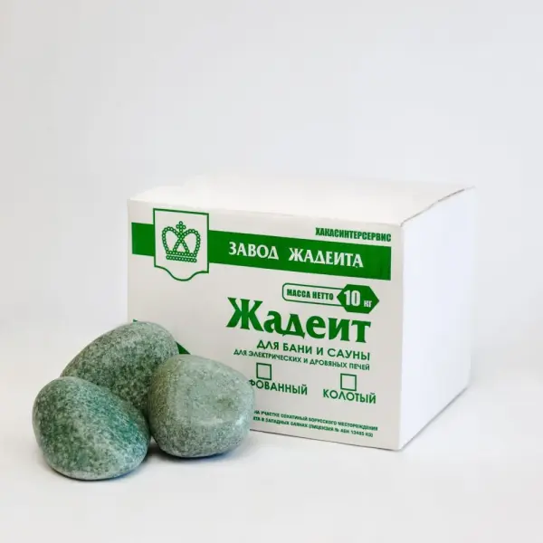 Камень Жадеит колотый средний 10 кг (Хакасия)