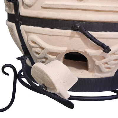 Тандыр Поручик с поворотной крышкой (в комплекте с подставкой) Тандыр Поручик с поворотной крышкой (в комплекте с подставкой)