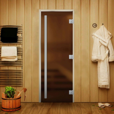 Дверь Статус 60G Бронза Matelux 1900*700 (3п,8мм) L, без порога с вертикальной ручкой Дверь Статус 60G Бронза Matelux 1900*700 (3п,8мм) L, без порога с вертикальной ручкой