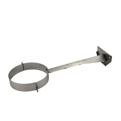 Телескопический стеновой кронштейн — 250 — L-400(200) - 680 мм — нерж 1,5 мм