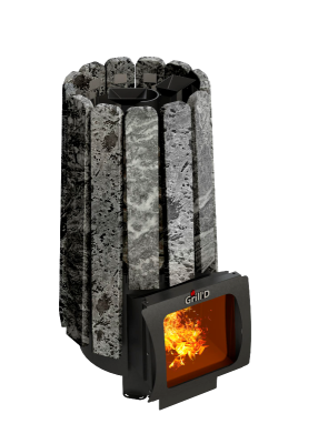 Фото Дровяная банная печь Grill'D Cometa Vega 180 Short Window Max Stone (Серпентинит) в магазине Woodson Фото Дровяная банная печь Grill'D Cometa Vega 180 Short Window Max Stone (Серпентинит) в магазине Woodson