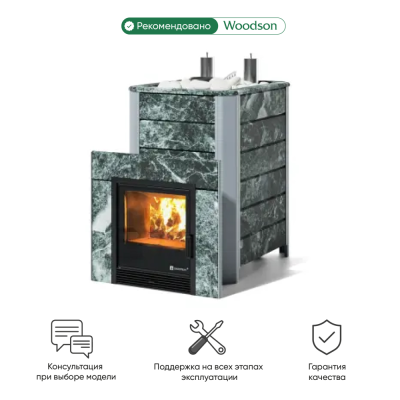 Фото Печь Изистим Ялта 40 К/2024 Змеевик в магазине Woodson