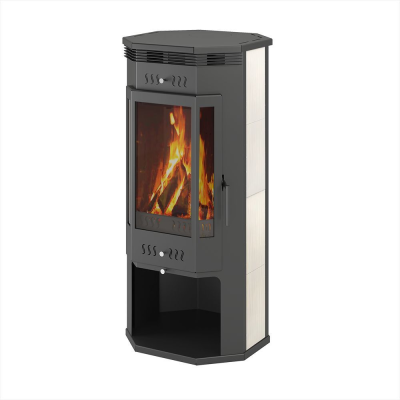 Фото Печь-Камин ASTON 11кВт (180 м3) пристенно-угловой Ø 150мм в магазине Woodson