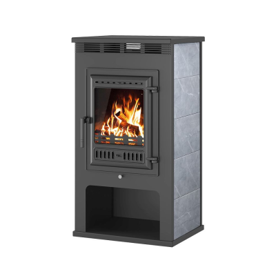 Фото Печь-Камин ASTON 11кВт (180 м3) Ø150мм (Чугунная дверь) в магазине Woodson