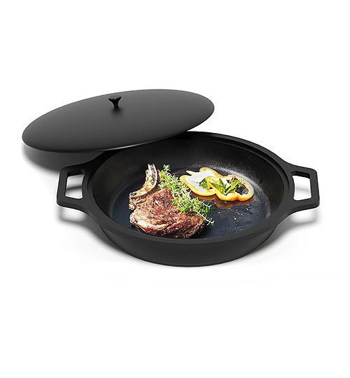 Сковорода чугунная Везувий 6л Ø 380мм (Без крышки) Сковорода чугунная Везувий 6л Ø 380мм (Без крышки)