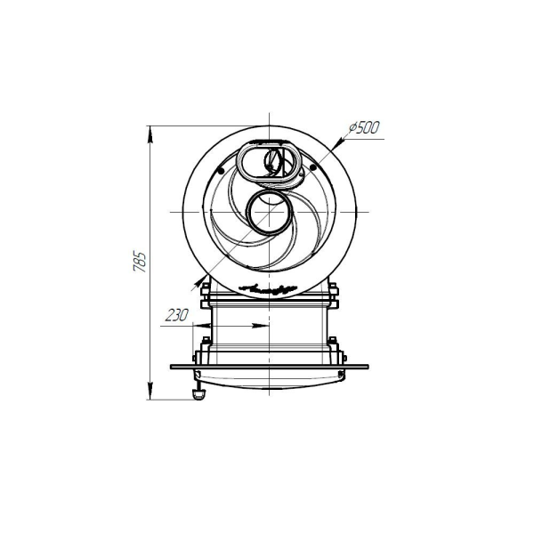 Фото Печь банная "Атмосфера XL (Про)" в ламелях "Окаменевшее дерево" перенесённый рисунок в магазине Woodson