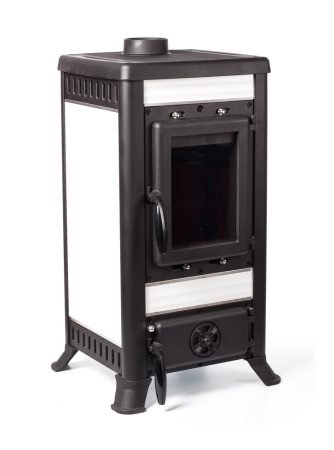 Фото Печь чугунная KLEMENS I белый в магазине Woodson