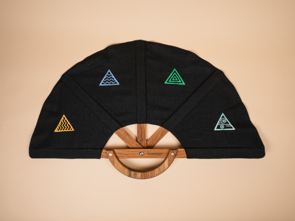 Веер для бани "Пятый элемент" Woodson, дуб, средний Веер для бани "Пятый элемент" Woodson, дуб, средний