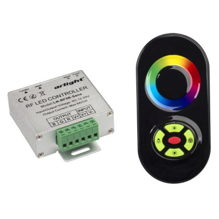 Контроллер LN-RF5B  SENS Black (12-24V,180-360W)