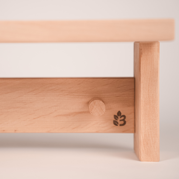 Полка для трав и веников Левада Д3, ольха, 2 отверстия