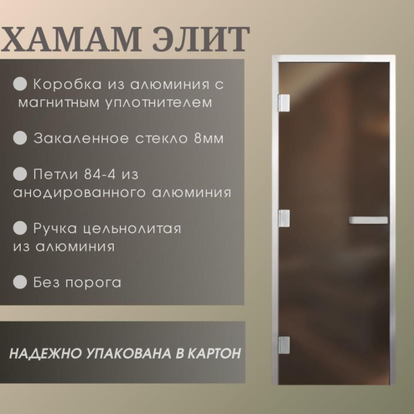 Дверь Хамам Элит 60G Серая Matelux 1900*700 R, без порога, WC замок Дверь Хамам Элит 60G Серая Matelux 1900*700 R, без порога, WC замок