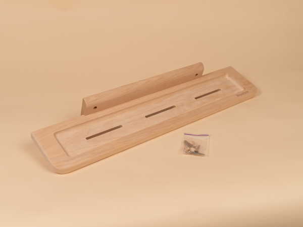 Полка с валиком для ног в бане Woodson, ольха