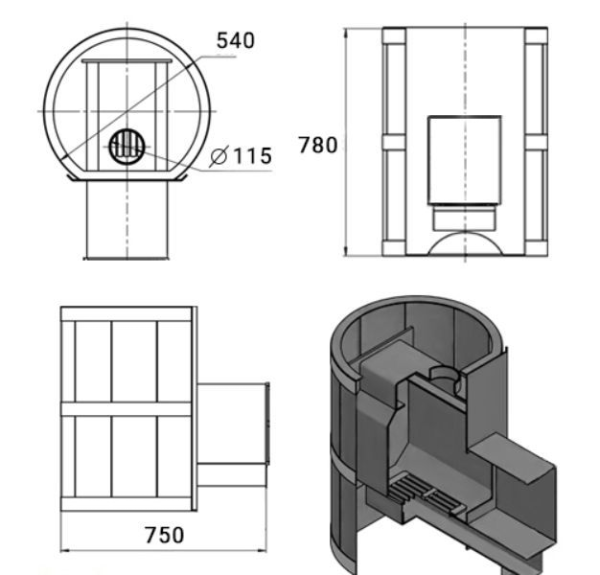 Фото Печь ВЕЗУВИЙ Лава 28 (ДТ-4) в магазине Woodson Фото Печь ВЕЗУВИЙ Лава 28 (ДТ-4) в магазине Woodson