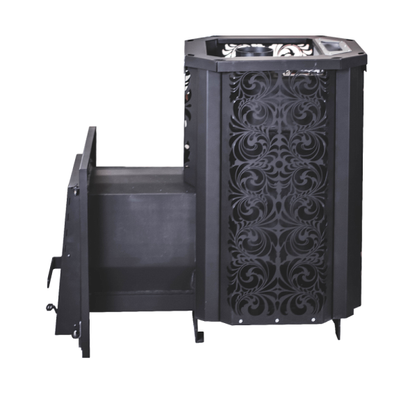Фото Печь банная PROHARD 30L "Хохлома" Панорама в магазине Woodson Фото Печь банная PROHARD 30L "Хохлома" Панорама в магазине Woodson