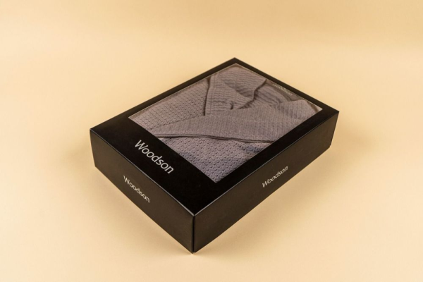 Халат вафельный Woodson, gray (54)