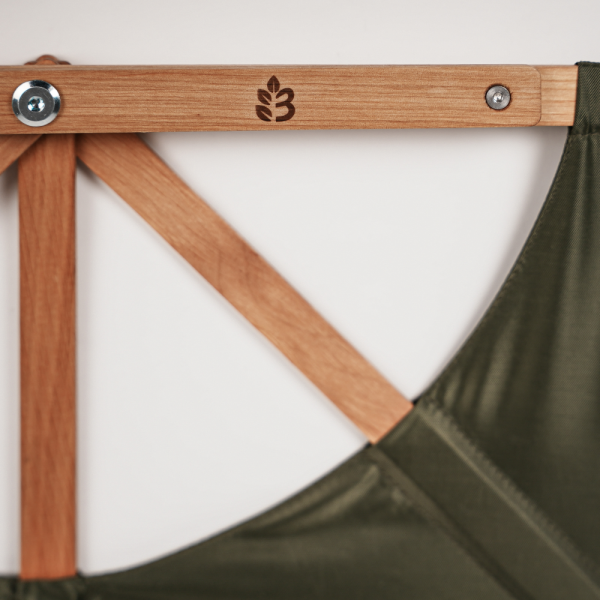 Веер для бани Левада, хаки, большой, два хвата