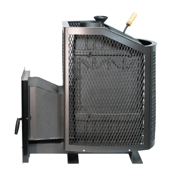 Фото Печь банная чугунная "Амур" с закрытой каменкой в магазине Woodson