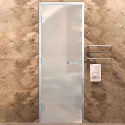 Дверь Хамам Элит 60G Белая Matelux 2000*700 L, без порога