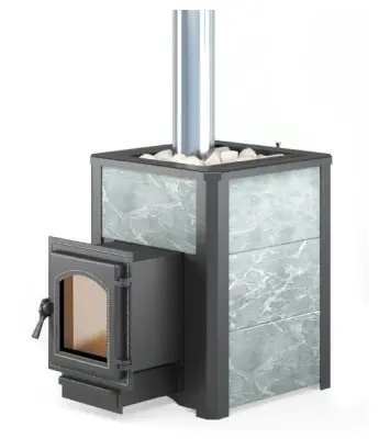 Фото Печь ВЕЗУВИЙ Легенда 16 (270) талькохлорит в магазине Woodson