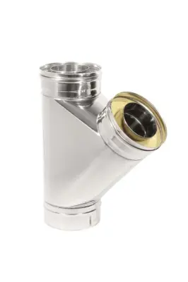 Фото Тройник Термо 45* ТРТ-Р 310-0.8/304 D200/300 с хомутом 