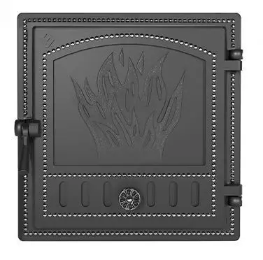 Дверка ВЕЗУВИЙ каминная 281 (Антрацит)