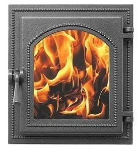 Дверка ВЕЗУВИЙ каминная 220 (Антрацит)