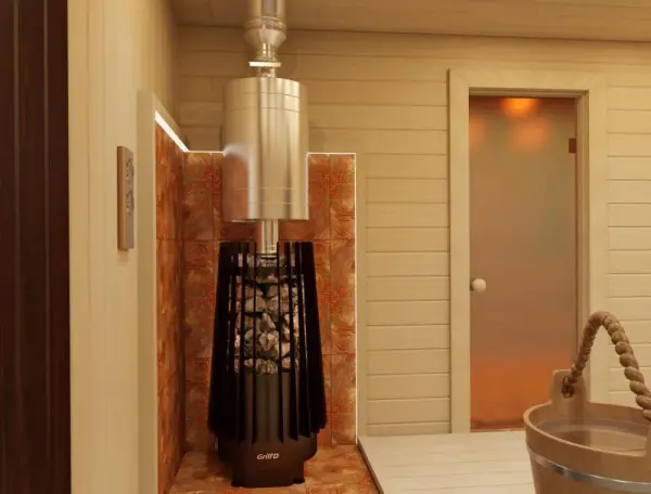 Фото Дровяная банная печь Grill'D Cometa Vega 180 Long Pro в магазине Woodson